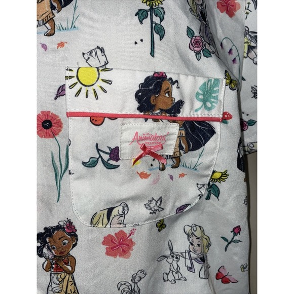 DISNEY STORE ANIMATORS COLLECTION DISNEY PRINCESS PAJAMA PJ SET FOR WOMEN SZ SM - Picture 5 of 16